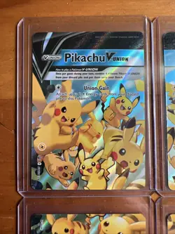 Pikachu V-Union [Set of 4] SWSH: Sword & Shield Promo Cards Holo - Image 2