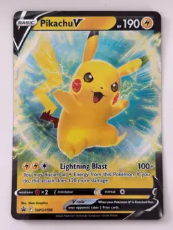 Pikachu V SWSH: Sword & Shield Promo Cards SWSH198 - Image 1