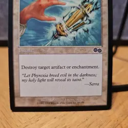 MTG Disenchant 12/350 Urza's Saga Set Common NM Classic Vintage Card - Image 3