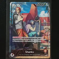 One Piece Shanks Leader Promo Card PSA Magazine Exclusive, OP09-001, Sealed - Image 2