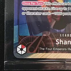 One Piece Shanks Leader Promo Card PSA Magazine Exclusive, OP09-001, Sealed - Image 3