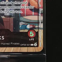 One Piece Shanks Leader Promo Card PSA Magazine Exclusive, OP09-001, Sealed - Image 4