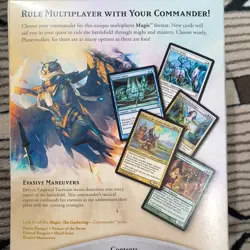 Magic: The Gathering Commander Evasive Maneuvers Commander Deck Derevi Sealed - Image 2