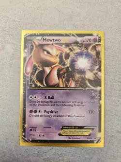 Pokemon Card Mewtwo EX BW45 Black Star Promo - Image 1