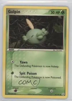 Gulpin Pokemon EX Hidden Legends #62 2004 - Image 1