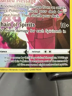 Pokemon Card Spiritomb TG09/TG30 Trainer Gallery Lost Origin Near Mint - Image 3