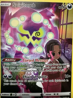 Pokemon Card Spiritomb TG09/TG30 Trainer Gallery Lost Origin Near Mint - Image 4