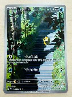 Psyduck 175/165 - Scarlet & Violet 151 - Illustration Rare Pokemon TCG Card [NM] - Image 1