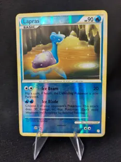 Lapras 24/123 - Heartgold & Soulsilver Reverse Holo 2010 Pokemon TCG - LP - Image 1