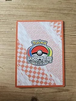Pokemon Card Dragonite V SWSH154 2023 World Championships Black Star Promo - Image 2