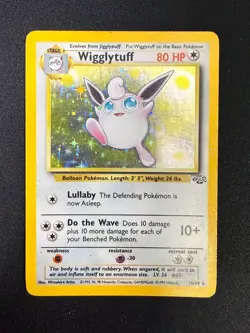 Wigglytuff - 16/64 - Holo Rare - Unlimited Edition Jungle (MP) Pokemon - Image 1