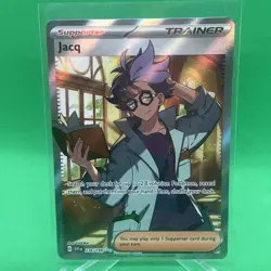 Pokemon TCG Jacq Scarlet & Violet Base Set 236/198 Holo Ultra Rare NM - Image 1