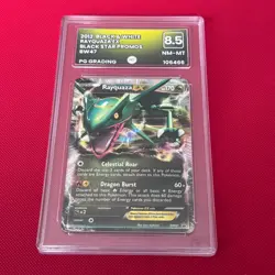 PG Grading 8.5 Rayquaza Ex #BW47 Black Star Promo 2012 | Pokemon - Image 1