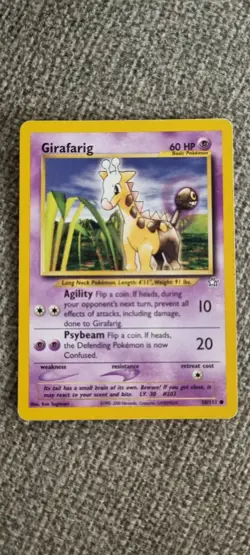 Girafarig - Pokemon TCG - MP - Common - Neo Genesis 58/111 - Image 1