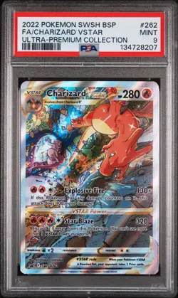 Pokemon: SWSH Ultra Premium Collection Promo - Charizard VStar SWSH262 - PSA 9 - Image 1