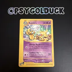 Kadabra 84/165 Uncommon WOTC Expedition Pokemon A7 - Image 1