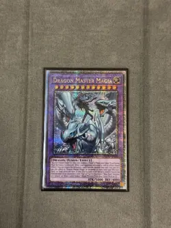 Yugioh - Dragon Master Magia - BLTR - Quarter Century Secret Rare, 1st Ed. NM - Image 1