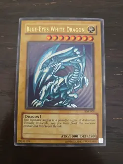 Yu-Gi-Oh! TCG Blue-Eyes White Dragon Kaiba SDK-001 Unlimited Ultra Rare - Image 1
