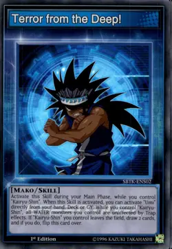 Terror from the Deep! Speed Duel Super Rare SBTK-ENS02 Yu-Gi-Oh! - Image 1