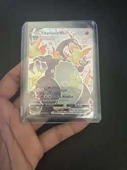 Pokemon TCG Charizard VMAX Shining Fates Holo Card SV107/SV122 Near Mint - Image 1