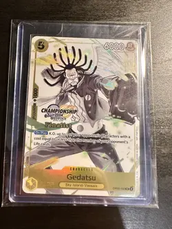 One Piece 2024 Championship Finalist STAMPED Gedatsu op05-102 - Image 1