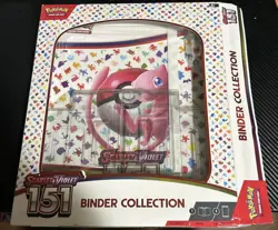 Pokemon 151 Scarlet and Violet Mew Cover Trading Card Binder Only NO Cards - Image 1