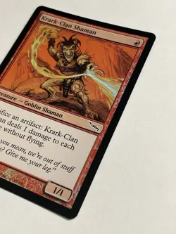 1x FOIL Krark-Clan Shaman MTG Card Mirrodin Common Pauper LP - Image 5
