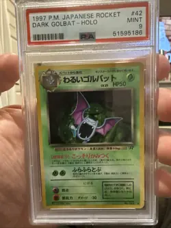 1997 Pokemon Dark Golbat Holo Japanese No. 042 PSA 9 Mint Pokemon Card - Image 1