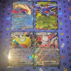 Pokemon Ex Double Rare Pokemon EX lot of 4 cards. See Pic NM - Image 1