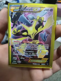 Alakazam EX (Secret, #125/124) - Holofoil XY - Fates Collide Pokemon Card – LP+ - Image 1