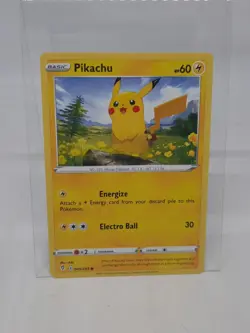 Pikachu 049/203 Evolving Skies Pokemon TCG Non-Holo NM - Mint Card - Image 1