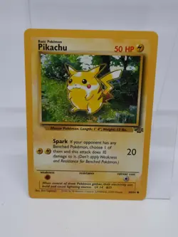 PIKACHU - Jungle Set - 60/64 - Common - Pokemon Card - Unlimited Edition - NM - Image 1