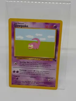 Slowpoke - 55/62 Fossil Set - Common Pokemon Card - Vintage WotC - - Image 1