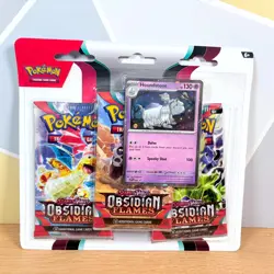 Obsidian Flames Pokemon TCG 3-Pack Blister, 1 Promo Card Sealed - Image 1