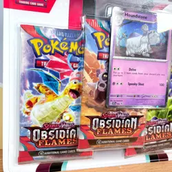 Obsidian Flames Pokemon TCG 3-Pack Blister, 1 Promo Card Sealed - Image 2