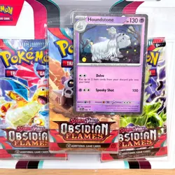 Obsidian Flames Pokemon TCG 3-Pack Blister, 1 Promo Card Sealed - Image 3