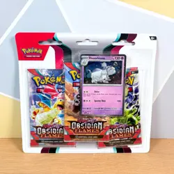 Obsidian Flames Pokemon TCG 3-Pack Blister, 1 Promo Card Sealed - Image 5