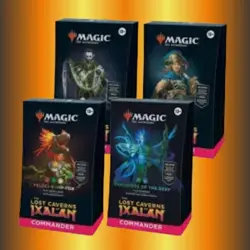 MTG Lost Caverns of Ixalan Commander Deck Set of 4 Magic: The Gathering Sealed - Image 1