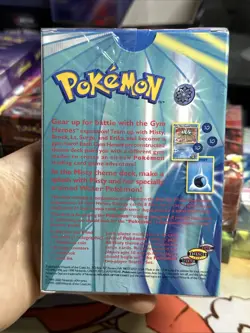 Misty Gym Heroes 2000 SEALED Theme Deck Vintage WOTC Pokemon Card TCG - Image 3