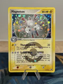 Magneton 27/112 EX FireRed LeafGreen Reverse Holo Rare Stamped Era Pokemon Card - Image 1
