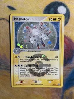 Magneton 27/112 EX FireRed LeafGreen Reverse Holo Rare Stamped Era Pokemon Card - Image 2