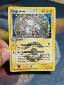 Magneton 27/112 EX FireRed LeafGreen Reverse Holo Rare Stamped Era Pokemon Card - Image 3