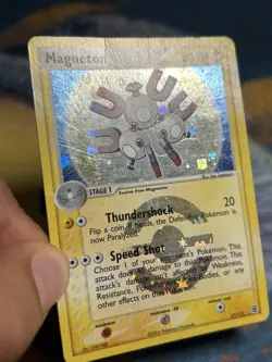 Magneton 27/112 EX FireRed LeafGreen Reverse Holo Rare Stamped Era Pokemon Card - Image 4