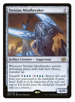 MTG - 1 x Terisian Mindbreaker - Rare Artifact - The Brothers' War (BRO) - M/NM - Image 1