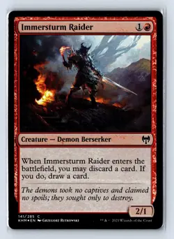 Kaldheim #141 Immersturm Raider Foil - Image 1