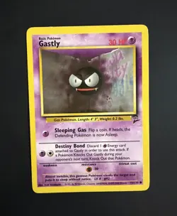 Gastly 75/130 Base Set 2 Pokemon Card - Image 1