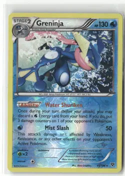 Pokemon Greninja Holo Rare XY Base Set 41/146 NM - Image 1