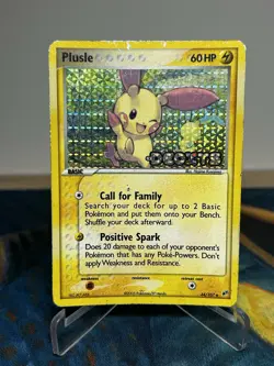 Plusle 44/107 Stamped Reverse Holo Ex Deoxys 2005 Pokemon Card MP - Image 1
