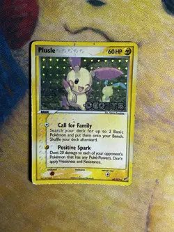 Plusle 44/107 Stamped Reverse Holo Ex Deoxys 2005 Pokemon Card MP - Image 2
