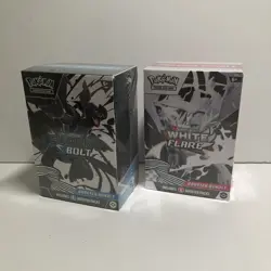 Pokemon TCG SV10.5 Black Bolt & White Flare Booster Bundle Lot Sealed New - Image 1